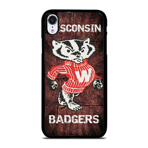 WISCONSIN BADGERS RUSTY SYMBOL iPhone XR Case Cover