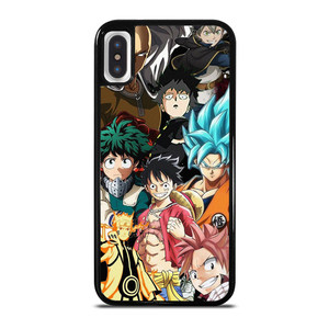 ANIME CARTOON CROSSOVER iPhone X / XS Case Cover