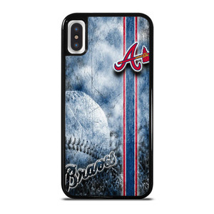 ATLANTA BRAVES BASEBALL RUSTY LOGO iPhone X / XS Case Cover