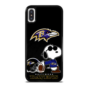 BALTIMORE RAVENS SNOOPY iPhone X / XS Case Cover