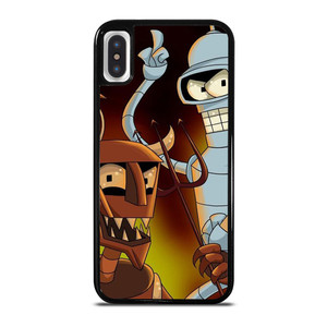 BENDER ROBOT DEVIL FUTURAMA CARTOON iPhone X / XS Case Cover BENDER ROBOT DEVIL FUTURAMA CARTOON iPhone X / XS Case Cover