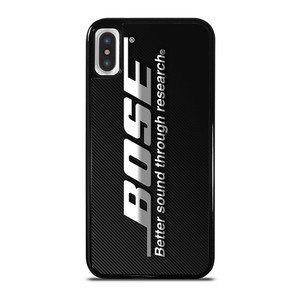 BOSE SOUND METAL CARBON EMBLEM iPhone X / XS Case Cover