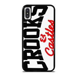 CROOKS AND CASTLES LUXURY LOGO iPhone X / XS Case Cover