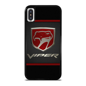 DODGE VIPER METAL EMBLEM iPhone X / XS Case Cover