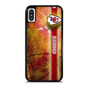 KANSAS CITY CHIEFS NFL GRUNGE LOGO iPhone X / XS Case Cover