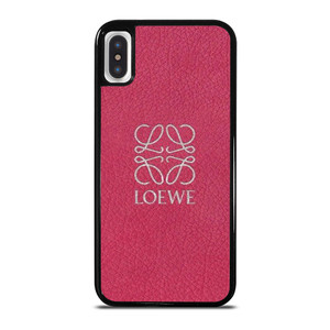 LOEWE LEATHER PINK iPhone X / XS Case Cover