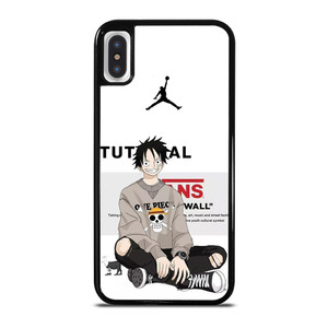 LUFFY D MONKEY ONE PIECE AIR JORDAN iPhone X / XS Case Cover