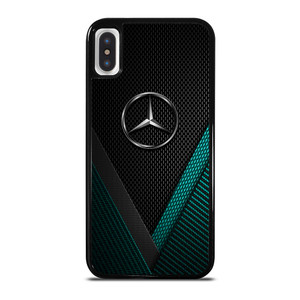 MERCEDES BENZ CARBON EMBLEM iPhone X / XS Case Cover