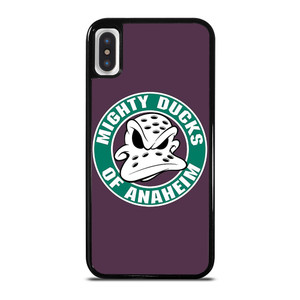 MIGHTY DUCKS HOCKEY BADGE iPhone X / XS Case Cover