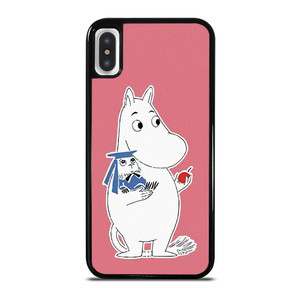 MOOMIN KAWAII CARTOON PINK iPhone X / XS Case Cover