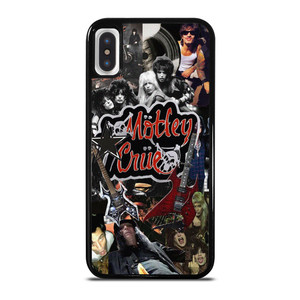 MOTLEY CRUE METAL BAND COLLAGE iPhone X / XS Case Cover