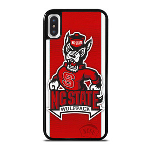 NC STATE WOLFPACK FOOTBALL CARBON LOGO iPhone X / XS Case Cover