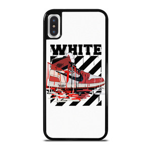 NIKE AIR JORDAN OFF WHITE MELTED iPhone X / XS Case Cover