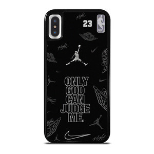 NIKE AIR JORDAN ONLY GOD CAN JUDGE ME iPhone X / XS Case Cover