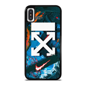 NIKE OFF WHITE ABSTRACT PAINTING iPhone X / XS Case Cover