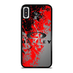 OAKLEY GLASSES RED BLACK LOGO iPhone X / XS Case Cover