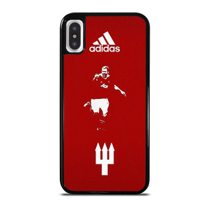 PAUL SCHOLES MANCHESTER UNITED ADIDAS iPhone X / XS Case Cover PAUL SCHOLES MANCHESTER UNITED ADIDAS iPhone X / XS Case Cover