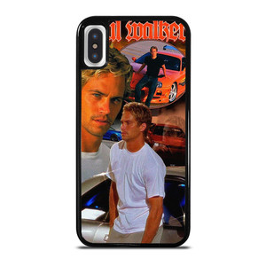 PAUL WALKER FAST AND FURIOUS COLLAGE iPhone X / XS Case Cover