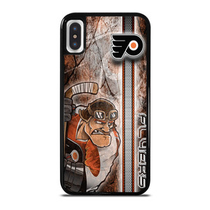 PHILADELPHIA FLYERS ICE HOCKEY GRUNGE LOGO iPhone X / XS Case Cover