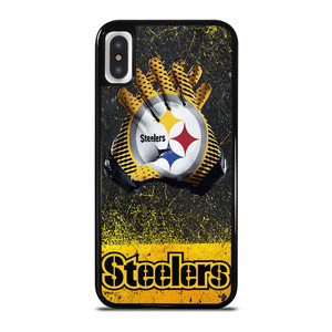 PITTSBURGH STEELERS GLOVES FOOTBALL iPhone X / XS Case Cover