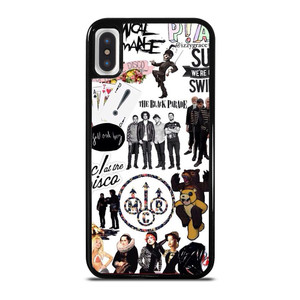 POP PUNK ROCK BAND COLLAGE iPhone X / XS Case Cover