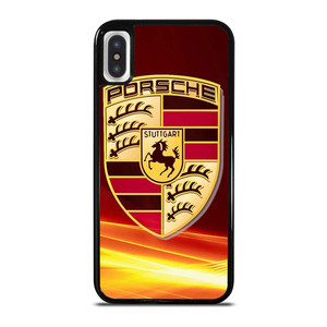 PORSCHE STUTTGART RED EMBLEM iPhone X / XS Case Cover PORSCHE STUTTGART RED EMBLEM iPhone X / XS Case Cover