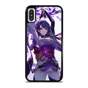 RAIDEN SHOGUN GENSHIN IMPACT GAMES iPhone X / XS Case Cover RAIDEN SHOGUN GENSHIN IMPACT GAMES iPhone X / XS Case Cover