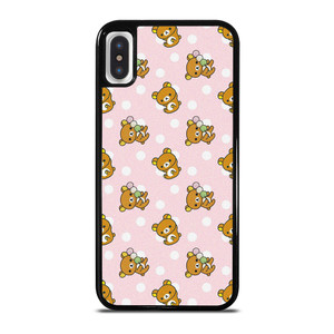 RILAKKUMA BEAR PATTERN iPhone X / XS Case Cover