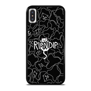 RIPNDIP BLACK DOODLE LOGO iPhone X / XS Case Cover RIPNDIP BLACK DOODLE LOGO iPhone X / XS Case Cover