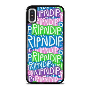 RIPNDIP LOGO COLLAGE iPhone X / XS Case Cover RIPNDIP LOGO COLLAGE iPhone X / XS Case Cover