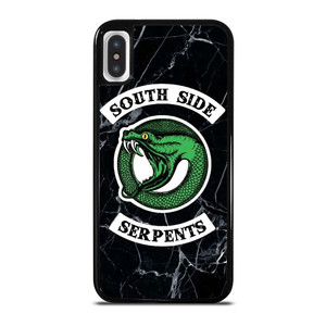 RIVERDALE SOUTH SIDE SERPENTS MARBLE iPhone X / XS Case Cover
