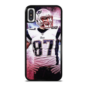 ROB GRONKOWSKI NEW ENGLAND PATRIOT NFL iPhone X / XS Case Cover