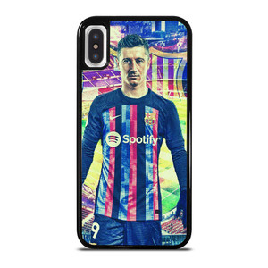 ROBERT LEWANDOWSKI FC BARCELONA iPhone X / XS Case Cover