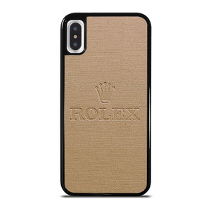 ROLEX WATCHES BROWN iPhone X / XS Case Cover