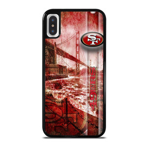 SAN FRANCISCO 49ERS GRUNGE LOGO iPhone X / XS Case Cover
