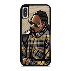 SNOOP DOG RAPPER CARTOON iPhone X / XS Case Cover