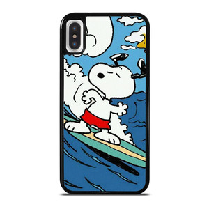 SNOOPY THE PEANUTS SURFING CARTOON iPhone X / XS Case Cover SNOOPY THE PEANUTS SURFING CARTOON iPhone X / XS Case Cover