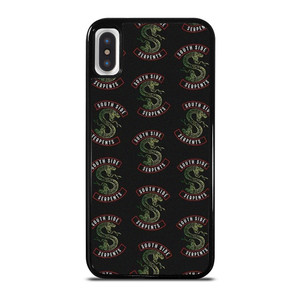 SOUTH SIDE SERPENTS RIVERDALE PATTERN iPhone X / XS Case Cover