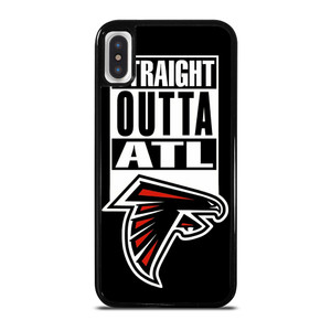 STRAIGHT OUTTA ATLANTA FALCONS FOOTBALL iPhone X / XS Case Cover