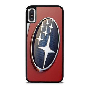 SUBARU CAR RED EMBLEM iPhone X / XS Case Cover