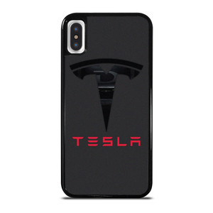 TESLA SILHOUETTE LOGO ICON iPhone X / XS Case Cover