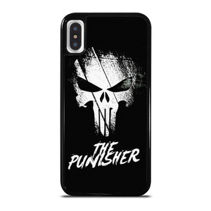 THE PUNISHER BRUSHED LOGO iPhone X / XS Case Cover THE PUNISHER BRUSHED LOGO iPhone X / XS Case Cover