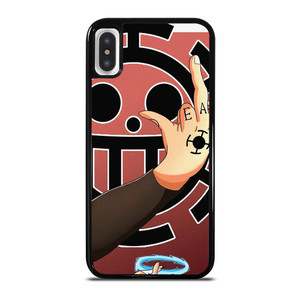TRAFALGAR LAW ONE PIECE SYMBOL iPhone X / XS Case Cover