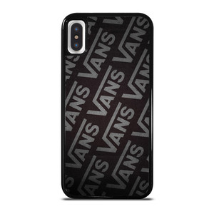 VANS SKATEBOARD BLACK iPhone X / XS Case Cover