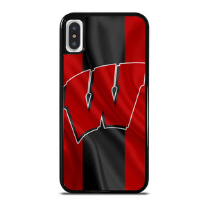 WISCONSIN BADGERS FLAG iPhone X / XS Case Cover