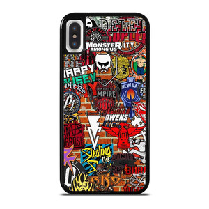 WWE WRESTLING SHIELD SYMBOL COLLAGE iPhone X / XS Case Cover