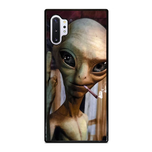 ALIEN MIDDLE FINGER SMOKING Samsung Galaxy Note 10 Plus Case Cover ALIEN MIDDLE FINGER SMOKING Samsung Galaxy Note 10 Plus Case Cover