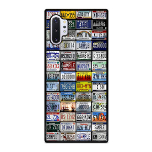 ALL STATES LICENSE PLATE COLLAGE Samsung Galaxy Note 10 Plus Case Cover ALL STATES LICENSE PLATE COLLAGE Samsung Galaxy Note 10 Plus Case Cover