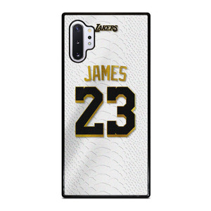 LEBRON JAMES LA LAKERS WHITE KIT Samsung Galaxy Note 10 Plus Case Cover LEBRON JAMES LA LAKERS WHITE KIT Samsung Galaxy Note 10 Plus Case Cover