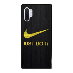 NIKE JUST DO IT WOOD LOGO YELLOW Samsung Galaxy Note 10 Plus Case Cover